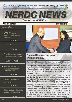 NERDC Newsletter Vol. 3