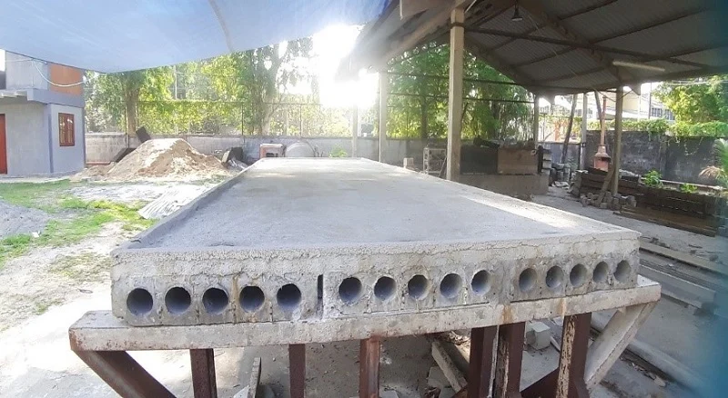 Design and development of new Pre-cast, Pre-stressed flat soffit slab system