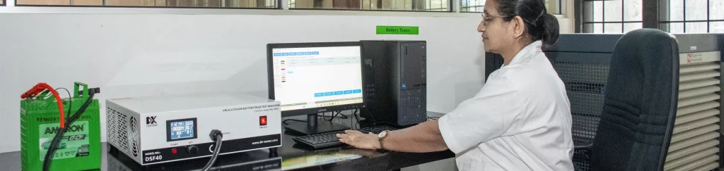 Automobile Batteries Testing Laboratory